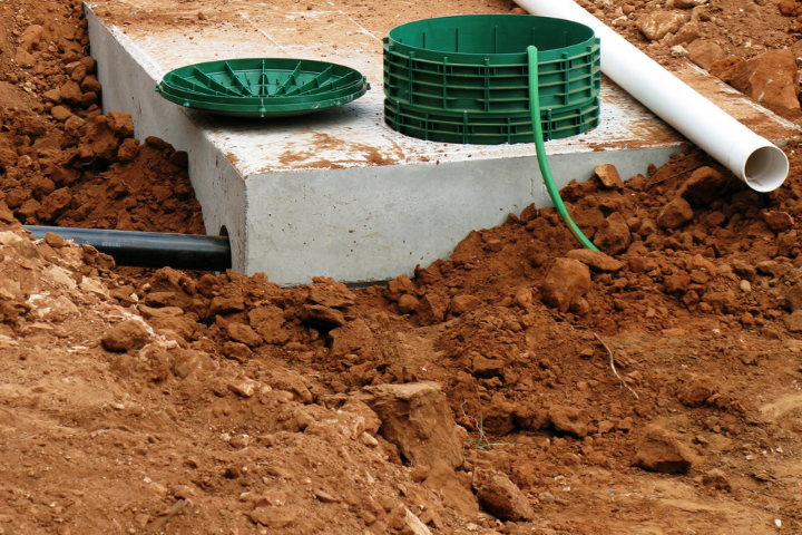 Excavation pour installation de fosse septique